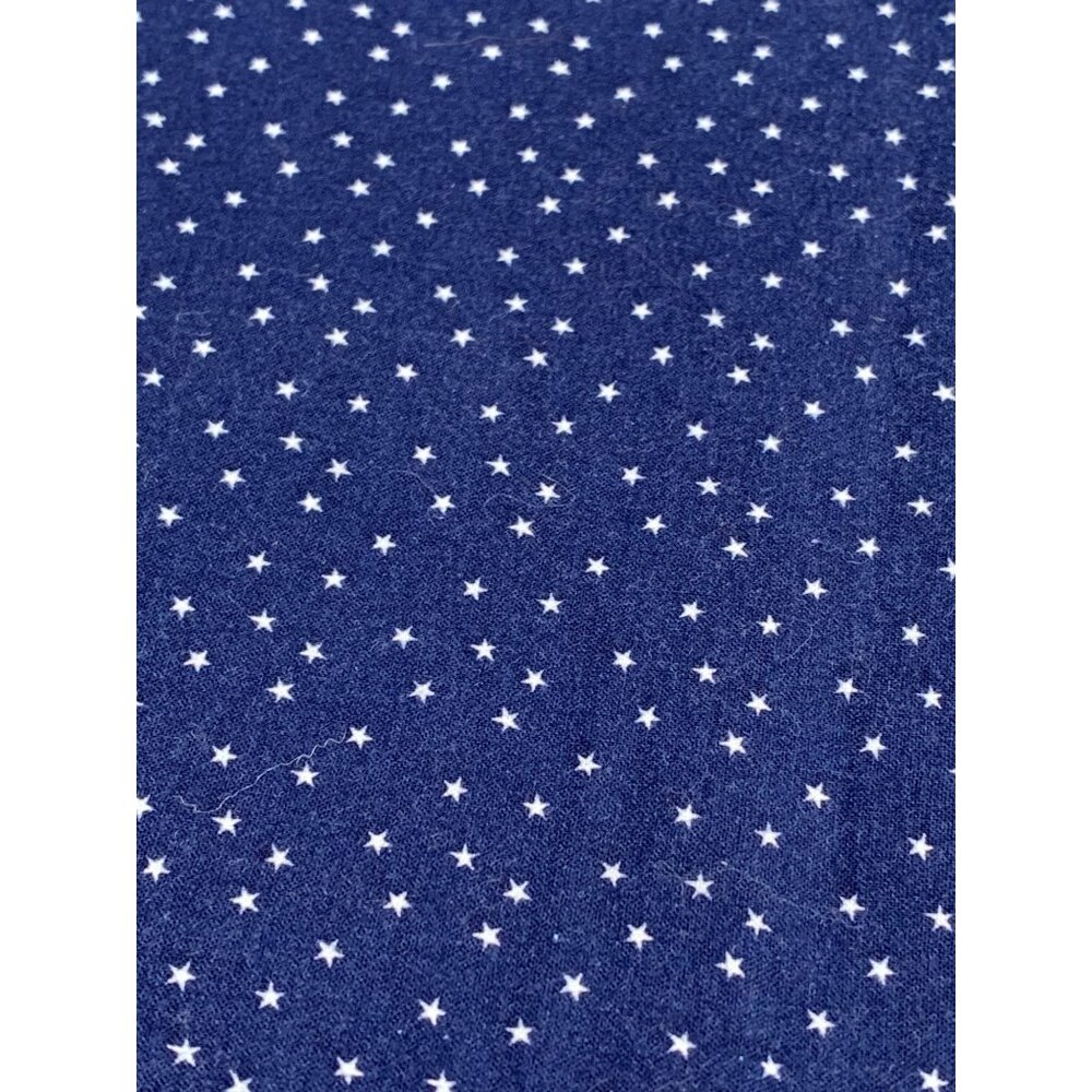Blue Star Pattern Cotton Fabric 17" x 18" wide Quilting - Picture 3 of 12